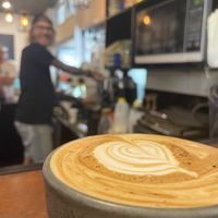The boss man, cranking out awesome coffee 💪🏽☕️🌱 at Unknown in Bagara