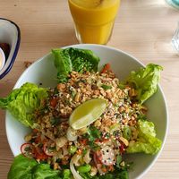 Vietnamese noodle salad at The Honey Pot in Penzance