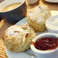 vegan cream tea at The Honey Pot in Penzance