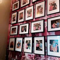 inside wall   at Pink's Hot Dogs in Universal City