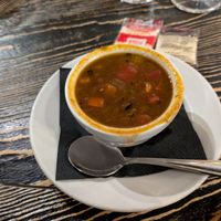 Tomato vegetable lentil soup at Local Roots in Powell