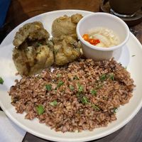 lechon kawali  at Monkey Grounds Coffee in Iloilo City