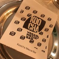 Bill at Koocha Mezze Bar in Bristol