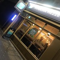 Outside the restaurant  at Koocha Mezze Bar in Bristol