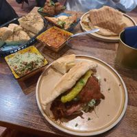 4 mezze and donner kebabs at Koocha Mezze Bar in Bristol