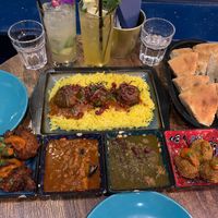 Mezze, main, bread & drinks  #Veganuary at Koocha Mezze Bar in Bristol