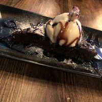 Turkish delight chocolate brownie  at Koocha Mezze Bar in Bristol