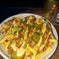 Chikn fries at Koocha Mezze Bar in Bristol
