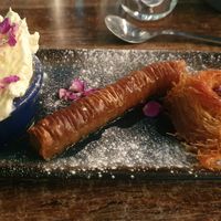 Vegan baklava! at Koocha Mezze Bar in Bristol