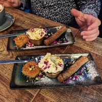 Baklava dessert at Koocha Mezze Bar in Bristol