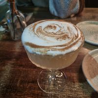 Apple crumble cocktail at Koocha Mezze Bar in Bristol