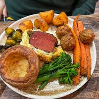 Roast dinner  at Koocha Mezze Bar in Bristol