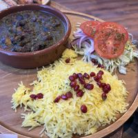Ghormeh Sabzi stew  at Koocha Mezze Bar in Bristol