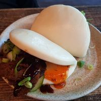 Doner bao buns at Koocha Mezze Bar in Bristol