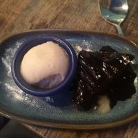 Very rich and tasty pudding at Koocha Mezze Bar in Bristol