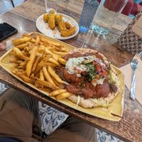 Koocha Kebab with Corn Ribs at Koocha Mezze Bar in Bristol