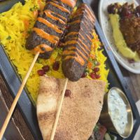Koobideh kebabs   at Koocha Mezze Bar in Bristol