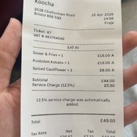   at Koocha Mezze Bar in Bristol