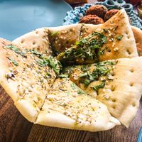 Zattar Flatbread! at Koocha Mezze Bar in Bristol