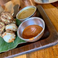 Moong dhal, sambar and chutney at Go Native - Jayanagar in Bangalore