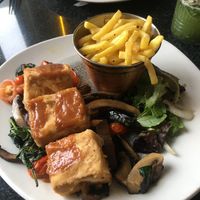 smokehouse tofu at The Magic Roundabout in Bowness-on-windermere