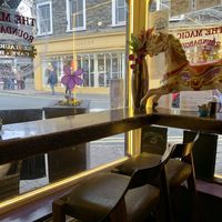 Seating area next to the window  at The Magic Roundabout in Bowness-on-windermere