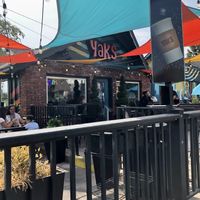 Front patio  at Yaks in Mount Shasta