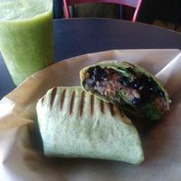 Keegan The Vegan Burrito at Yaks in Mount Shasta