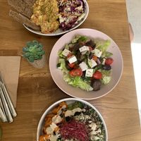 The atmosphere is so chill and welcoming  at Happy Blender in Athens