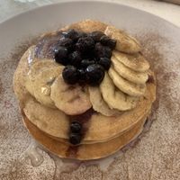 Vegan pancakes  at Happy Blender in Athens