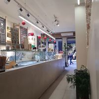 Inside at Happy Blender in Athens