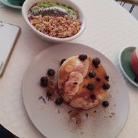 Pancakes at Happy Blender in Athens