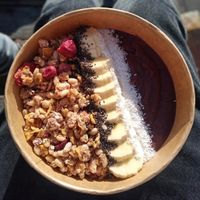 Açai bowl at Happy Blender in Athens