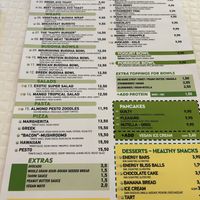 Menu ALL VEGAN  at Happy Blender in Athens