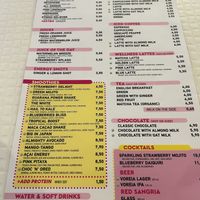 Menu ALL VEGAN  at Happy Blender in Athens