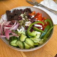 Greek Buddha Bowl  at Happy Blender in Athens