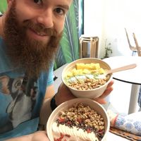 Smoothie bowls!  at Happy Blender in Athens