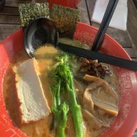 Spicy white ramen  at Shoryu Ramen in Manchester