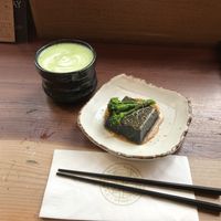 Black Sesame Tofu @ Shoryu, Manchester at Shoryu Ramen in Manchester