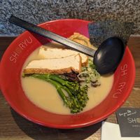 White natural vegan ramen #Veganuary at Shoryu Ramen in Manchester