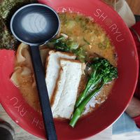 Spicy natural ramen (vegan) at Shoryu Ramen in Manchester