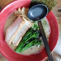 White natural ramen (vegan) at Shoryu Ramen in Manchester