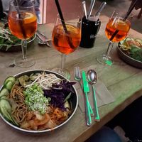 Bowls und Aperol Spritz  at Mischbar in Nuremberg