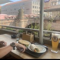 Pesto panini and vegan wrap  at Mischbar in Nuremberg