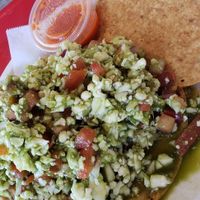 Vegan ceviche at Guacamaya Oasis in Downey