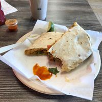 Brunch wrap...munch munch at Guacamaya Oasis in Downey