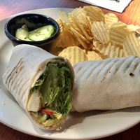 Heavenly wrap with daiya  at The Board Room Cafe in Grand Forks