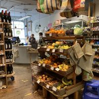 Inside shop  at Trinity Wholefoods in Hastings