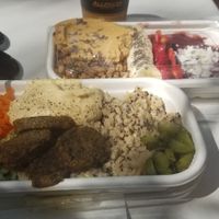 We had the Sunny Bowl and The Penut Butter solution plus oat latte and oat turmeric latte. at 27 Degrees in Palm Cove