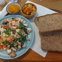 Tofu scramble at Pura Vida Cafe & Restaurant in Koh Phangan
